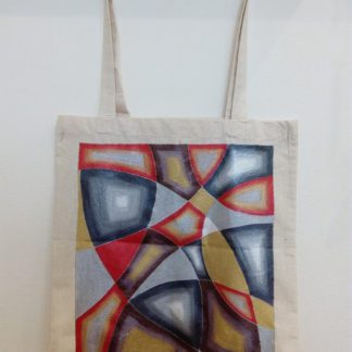 bavlněná malovaná taška
