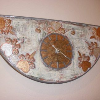 originální hodiny ve stylu provence