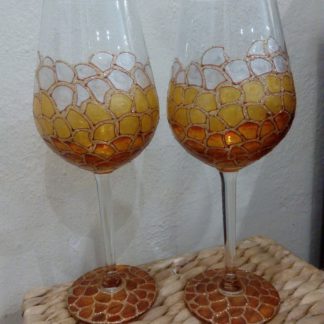 malované skleničky