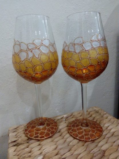 malované skleničky