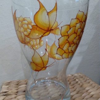 dekorační malovaná váza